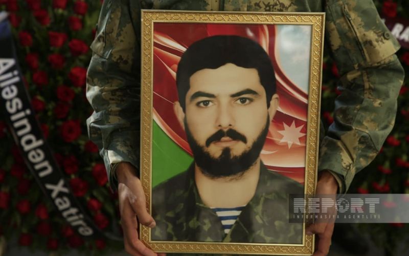 İtkin şəhidimizlə vida mərasimi keçirildi - Fotolar 