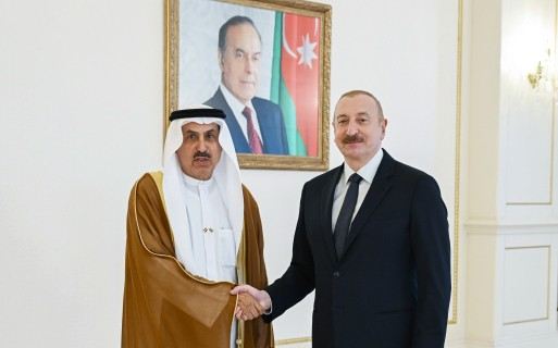 Prezident İlham Əliyev Birləşmiş Ərəb Əmirlikləri Federal Milli Şurasının sədrini qəbul edib - FOTOLAR
