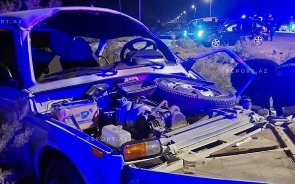 Şirvanda yol qəzası olub, ölən və xəsarət alanlar var 