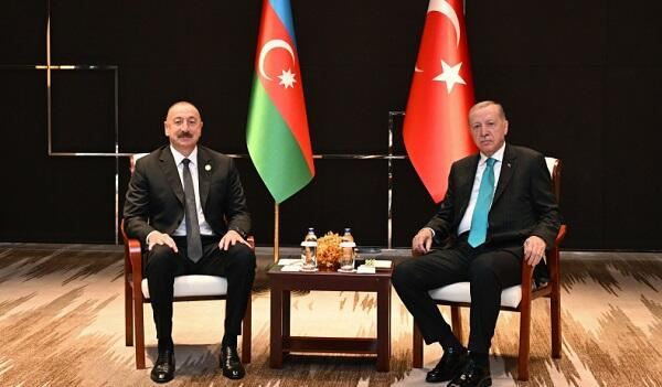 İlham Əliyev Çində Ərdoğanla görüşdü - Foto 
