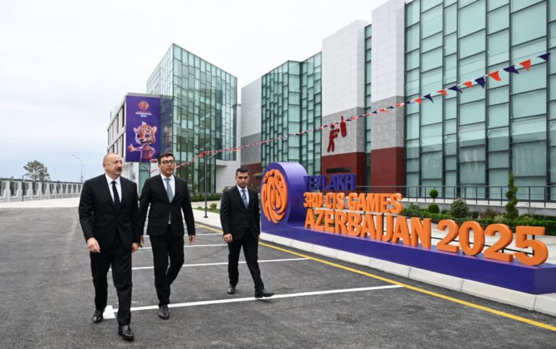 Prezident Yevlaxda açılışda iştirak edib - Fotolar 