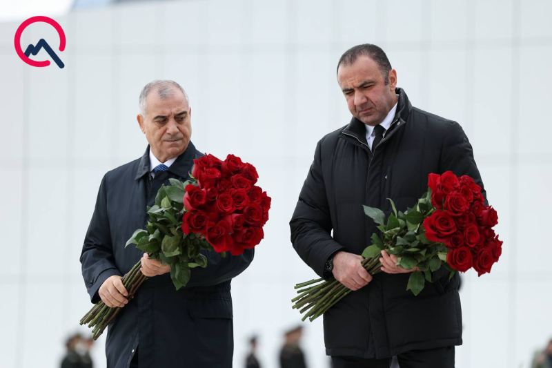 Əli Nağıyev və Orxan Sultanov Zəfər parkını ziyarət etdi - Fotolar 
