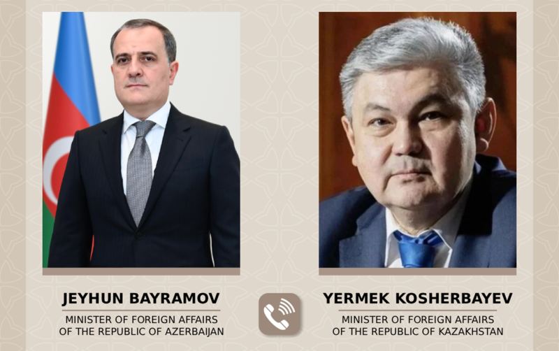 Bayramov Qazaxıstanın yeni XİN rəhbərinə zəng etdi 