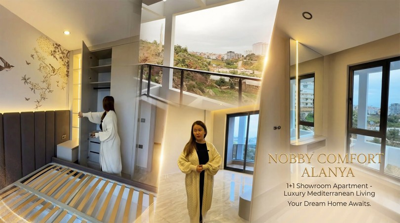 шоу-рум 1+1 в ЖК Nobby Comfort, Недвижимость в Алании для жизни и отдыха