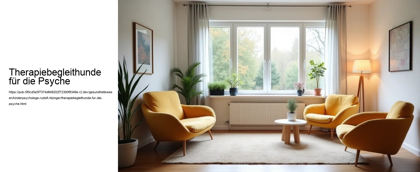 Therapiebegleithunde für die Psyche