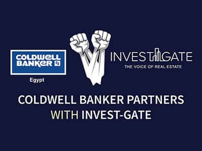 شراكة كولدويل بانكر Coldwell Banker Egypt مصر مع إنفست-جيت Invest-Gate!