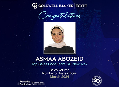 Introducing our top-performing franchise team at Coldwell Banker Egypt in March!