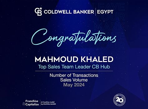 Introducing our top-performing franchise team at Coldwell Banker Egypt in May!
