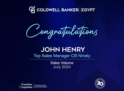 Introducing our top-performing franchise team at Coldwell Banker Egypt in July!