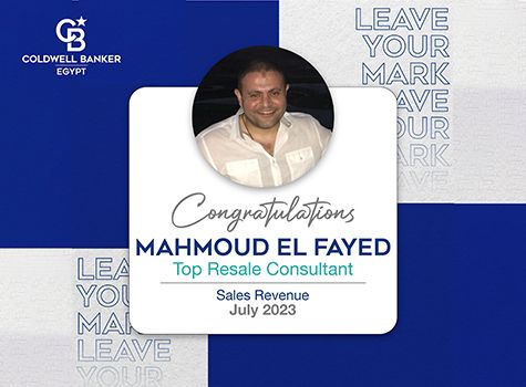Coldwell Banker Egypt's top performing Resale employees in July