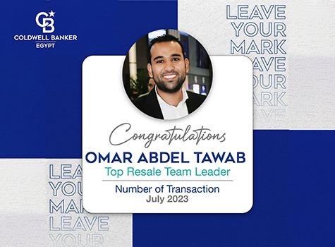 Coldwell Banker Egypt's top performing Resale employees in July