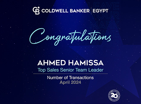 Introducing our top-performing primary team at Coldwell Banker Egypt in April!