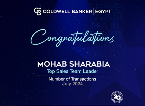 Introducing our top-performing primary team at Coldwell Banker Egypt in July!