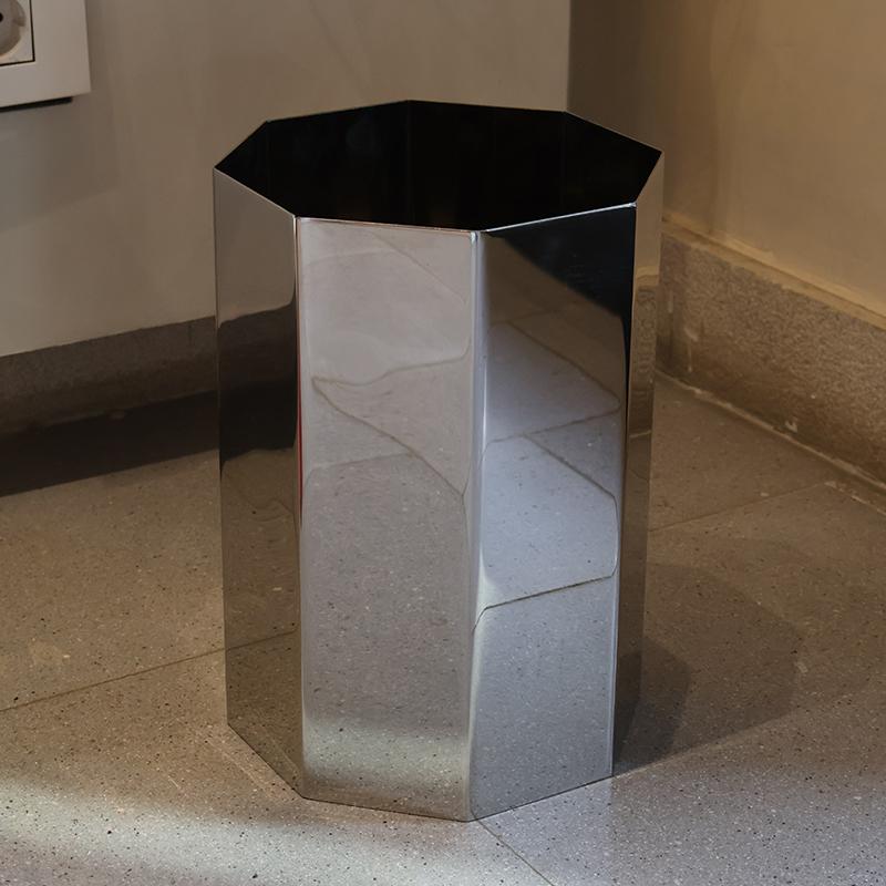 OCTAGONAL trash bin