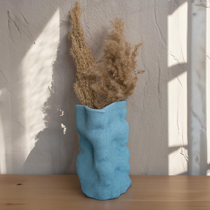 White Wave Vase (Long)