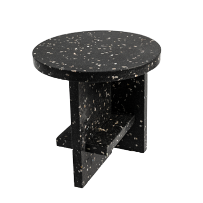 Engineered Black Side Table