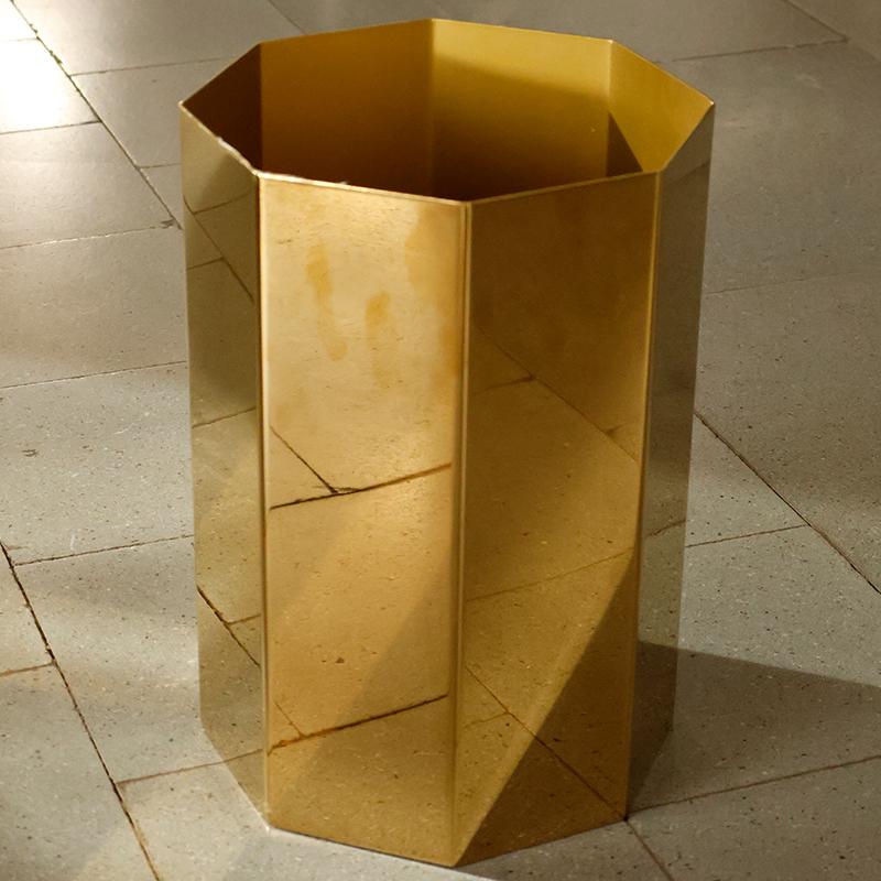 OCTAGONAL trash bin