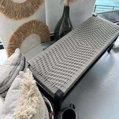 Woven Bench Grey