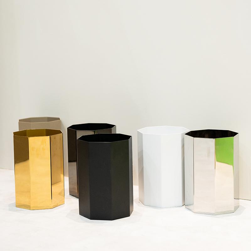 OCTAGONAL trash bin