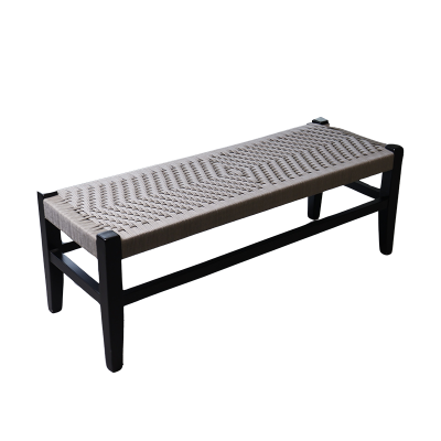 Woven Bench Grey