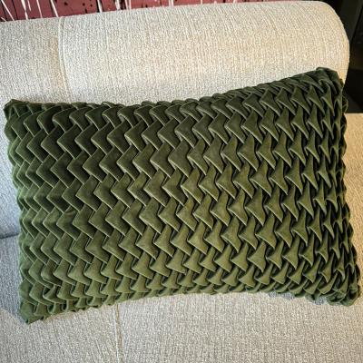 Olive Pleated CUSHION