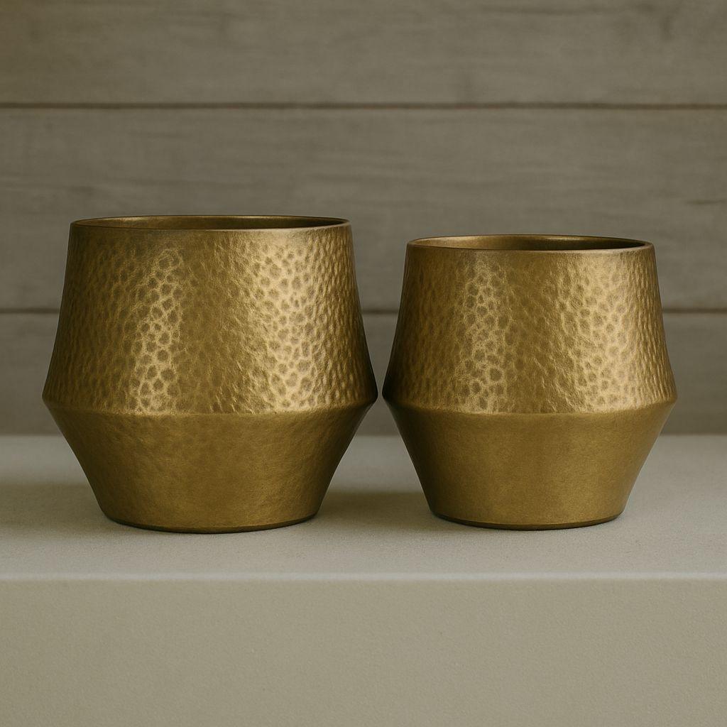 Half Hammered Vase