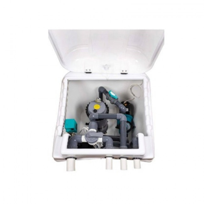 GEMAS Deckon Filtration room complete with 1 HP Pump & cartridge filter