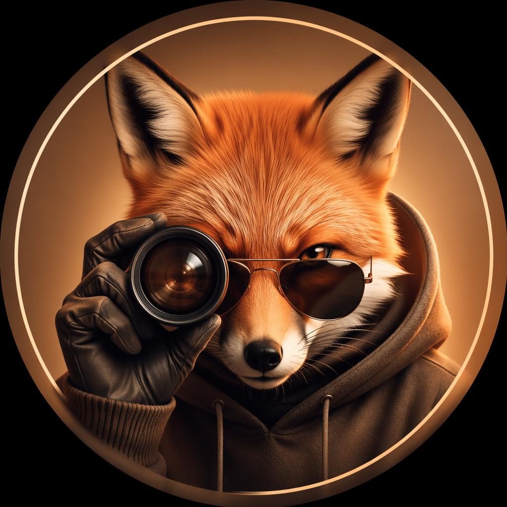 Centered animal avatar profile picture in a warm earth palette with soft gradient background and sharp editorial styling.