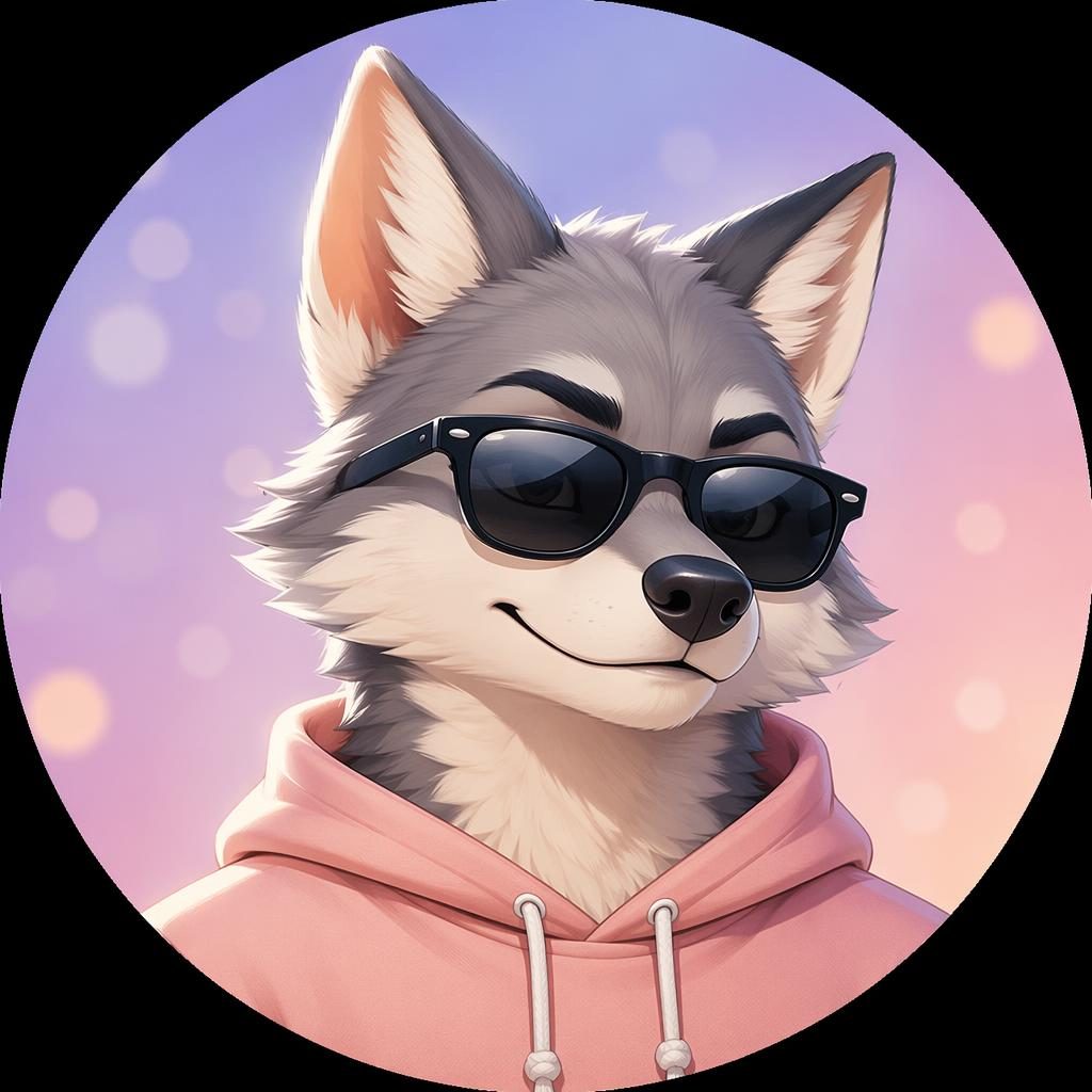 Avatar de animal en ilustración plana, centrado, con expresión amigable, paleta pastel y fondo con bokeh suave.