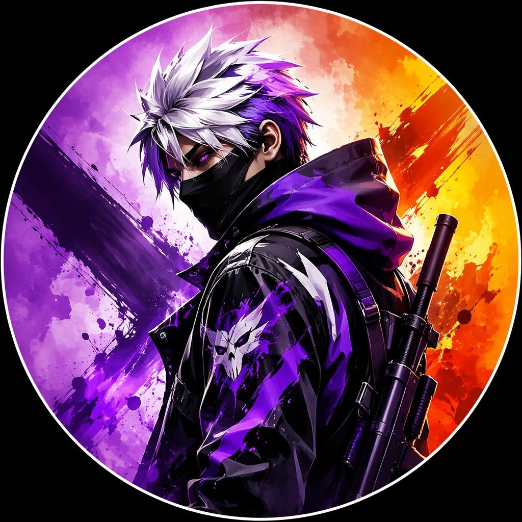 Avatar estilizado en acuarela, centrado, con paleta intensa, fondo degradado suave y encuadre limpio para perfil.