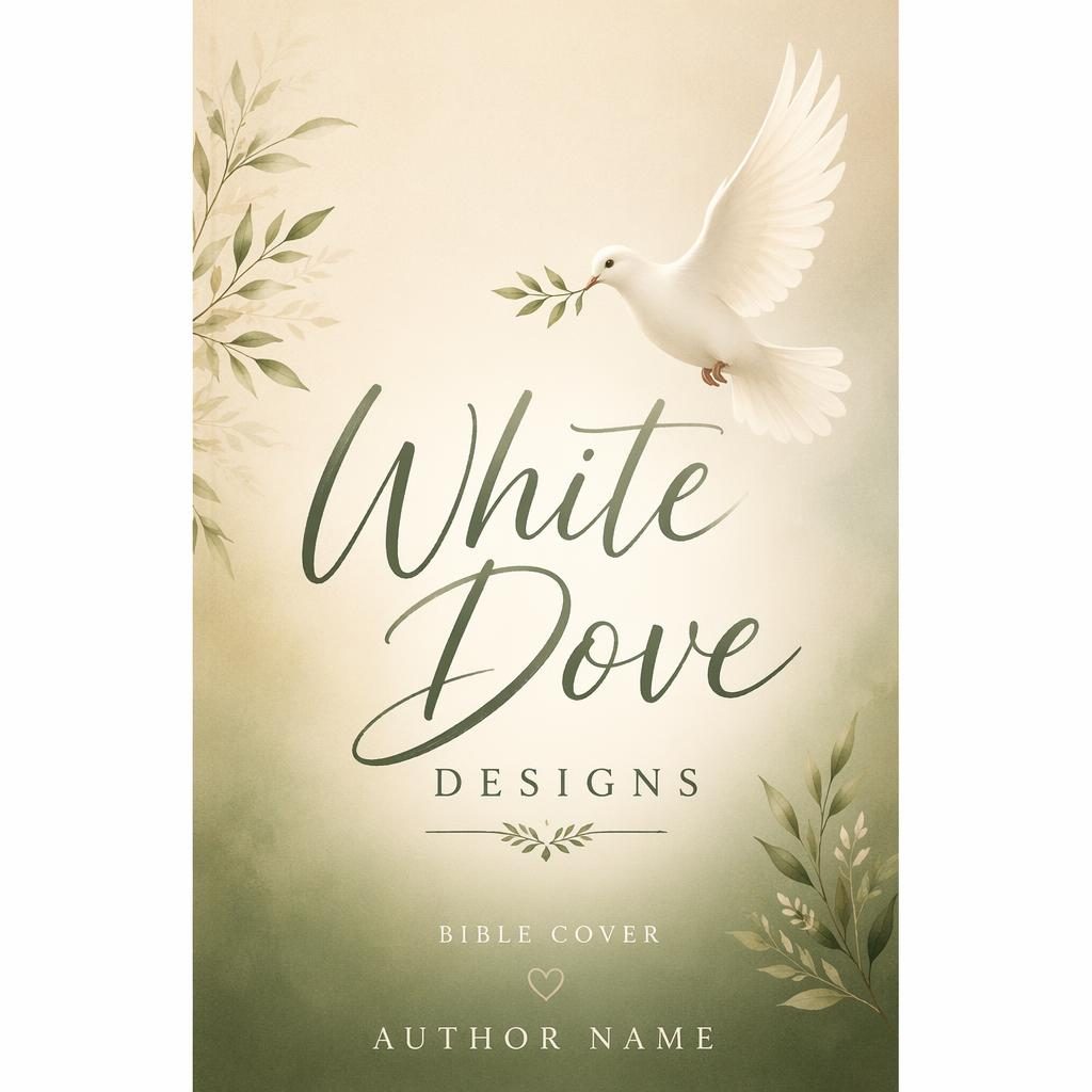 Minimalist 5:8 portrait book cover with warm sage and parchment gradient, hand-lettered title and author text, cozy mood.