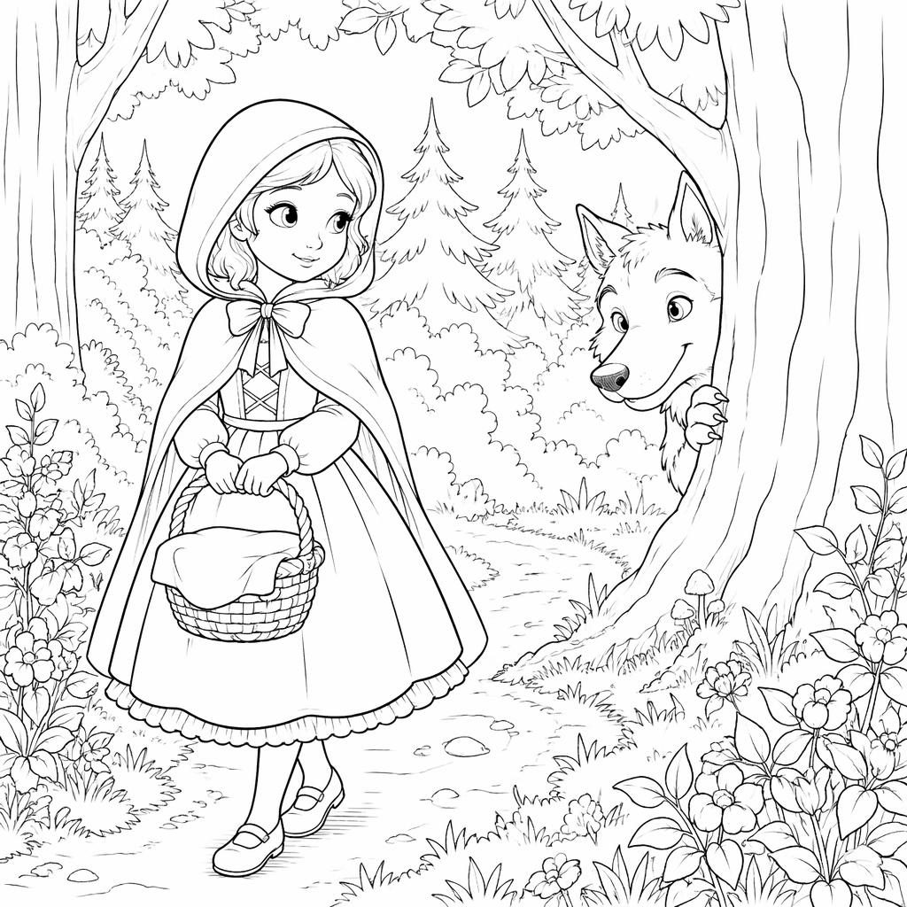 Ilustración infantil de un oso dormilón en un bosque invernal azul hielo, estilo vintage de los años 50 y luz cálida.