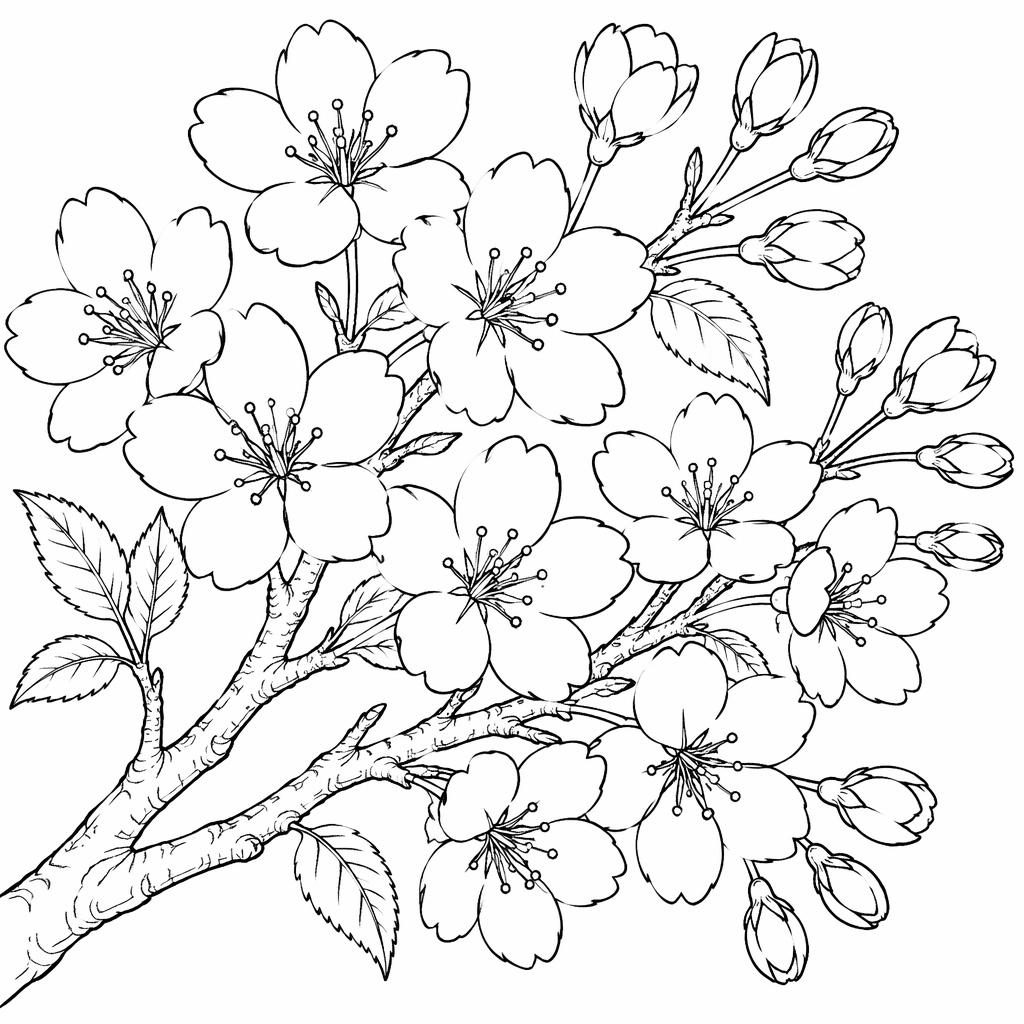 Ilustración en blanco y negro de una zanahoria con contornos limpios, estilo página para colorear, fondo blanco.
