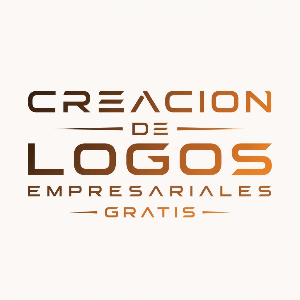 Logotipo tipográfico centrado con estilo futurista tecnológico en tonos tierra cálidos sobre fondo neutro