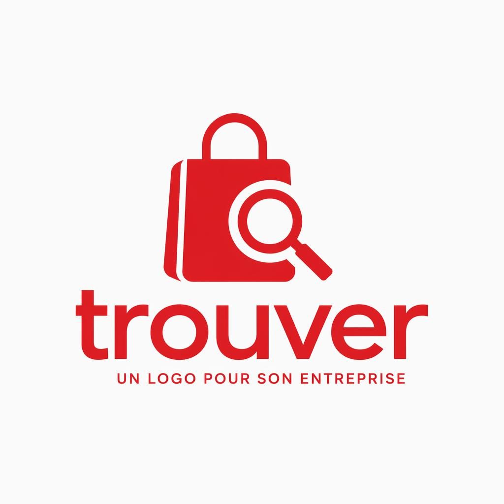 Logo vectoriel centré avec mot-symbole et icône, style suisse, palette rouge et blanc sur fond neutre.