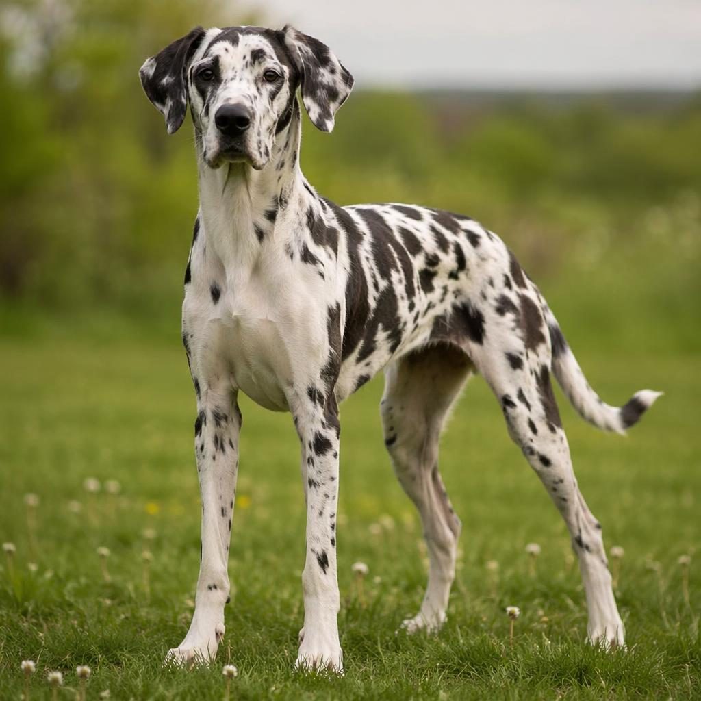 Junger Cocker-Cavalier-Mix als Einzelporträt auf einer Graswiese, mit weichem Fell, langen Ohren und freundlichem Blick