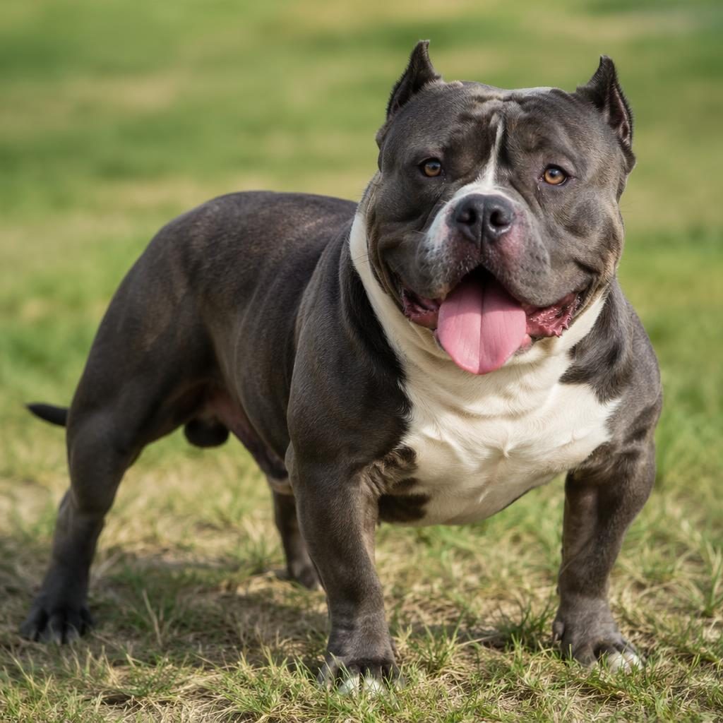 Perro mestizo senior solo en pradera de césped, estilo estudio, expresión amigable, pelaje realista y luz natural suave