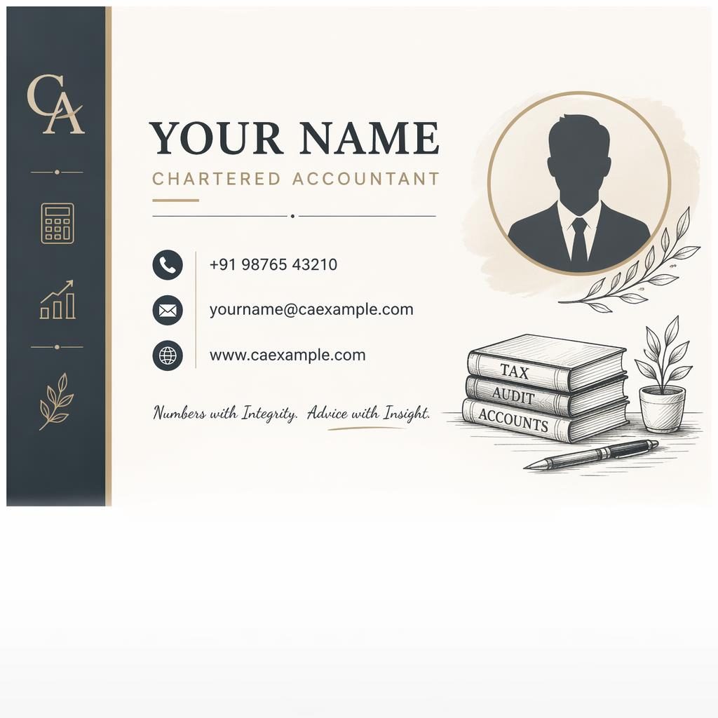 Warm monochrome email signature banner with sidebar accent, avatar silhouette, and phone, email, website icons.