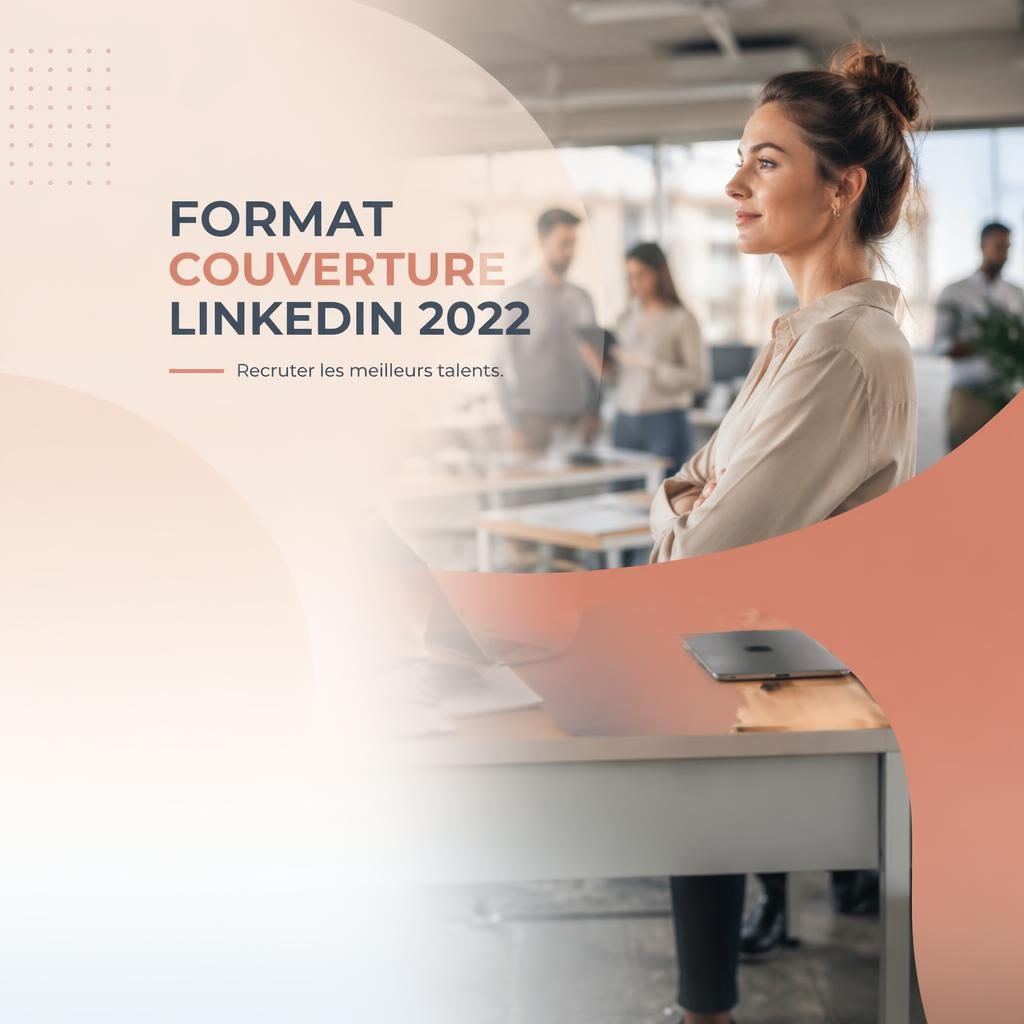 Bannière LinkedIn photo pastel pour consultants, avec zone de texte centrale et espace libre à gauche pour la photo de profil.