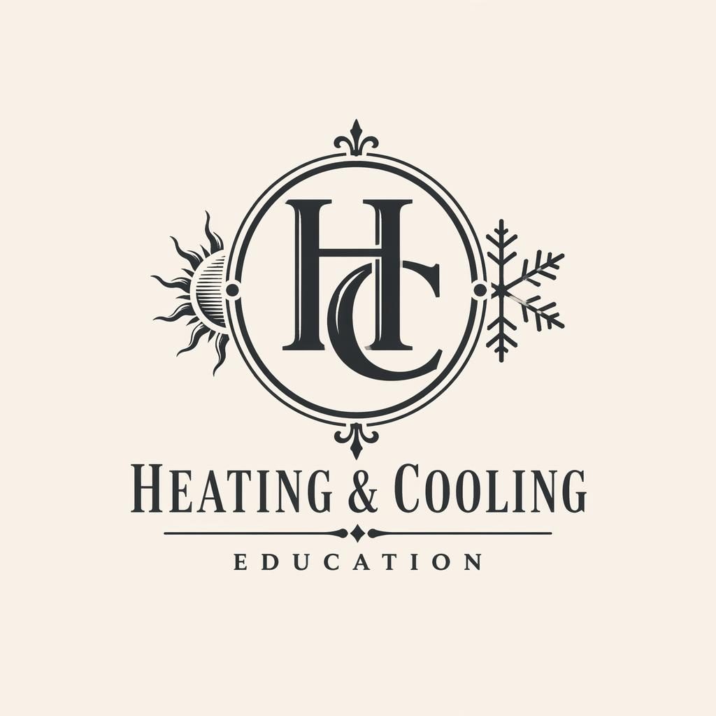 Centered vintage retro monogram logo concept for education brand in monochrome palette on a neutral background