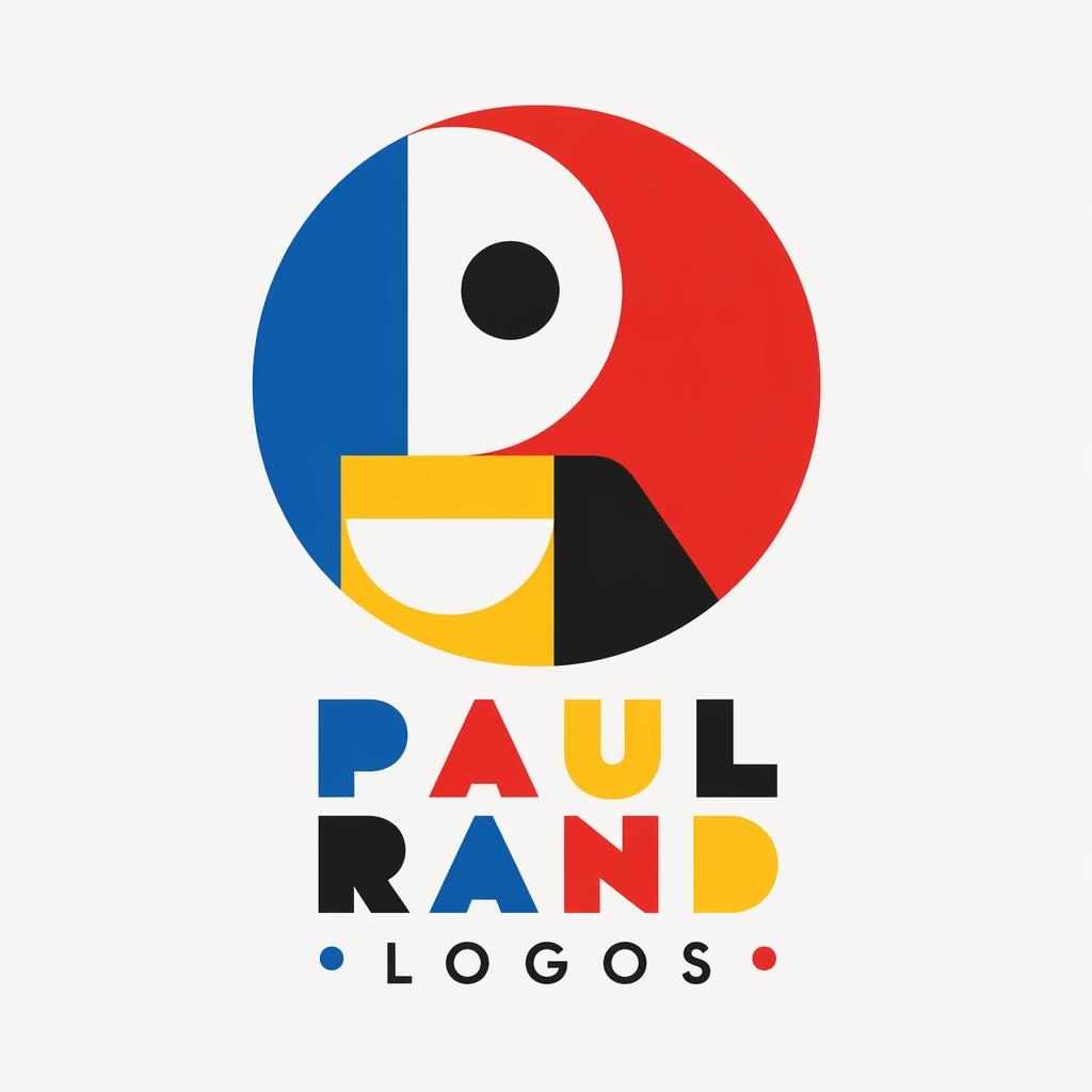 Centered emblem-style education logo concept with bold industrial shapes, playful primary colors, and matching brand typography