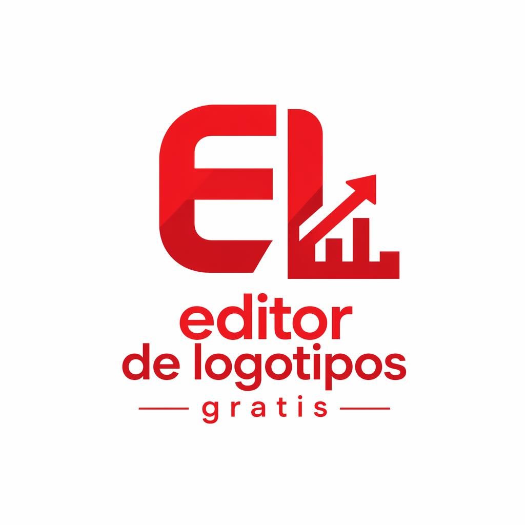 Concepto de logo lettermark fintech en rojo y blanco, geométrico y centrado sobre fondo neutro, estilo vectorial limpio.