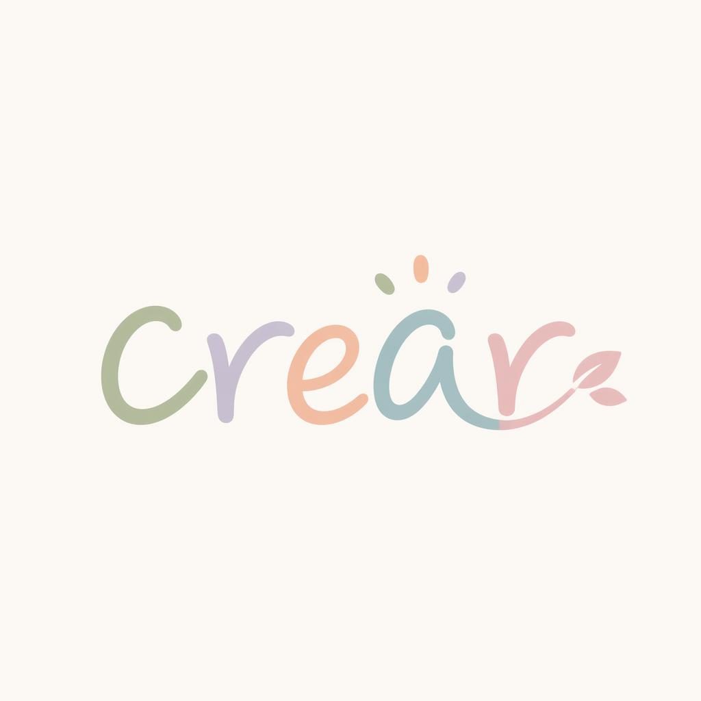 Concepto de logotipo tipo wordmark para wellness y salud, texto orgánico dibujado a mano en tonos pastel sobre fondo neutro.