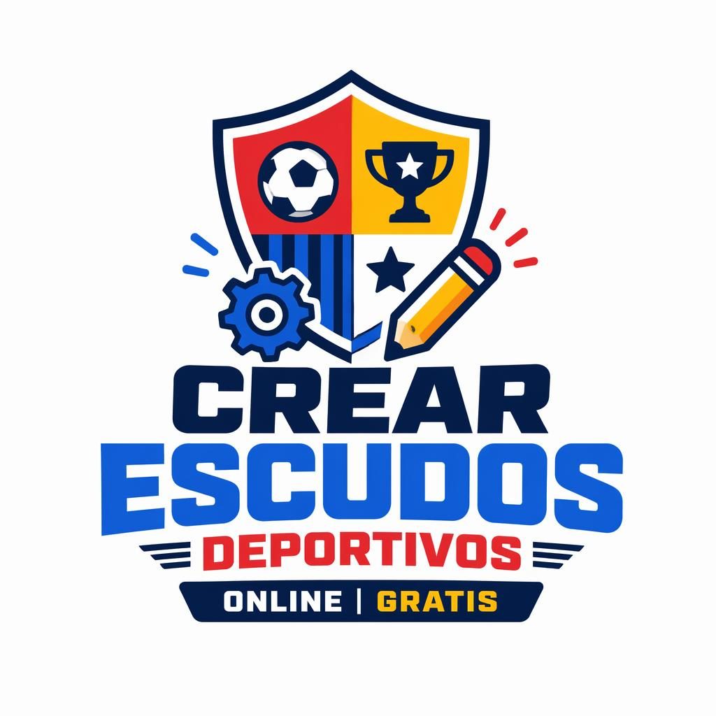 Logo cuadrado con isotipo de escudo y wordmark, estilo industrial audaz, colores primarios y fondo neutro.