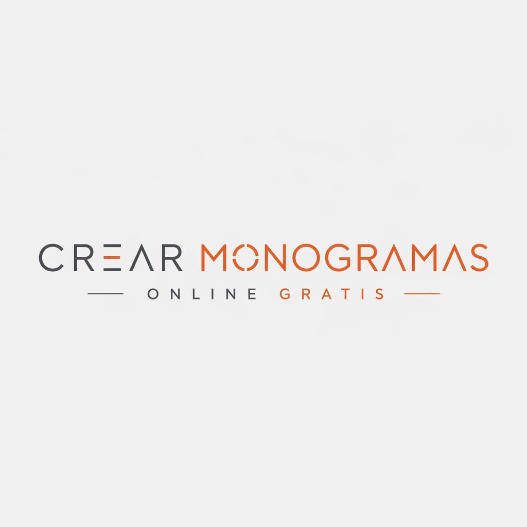 Logo wordmark minimalista en gris industrial y naranja, centrado sobre fondo neutro con estilo vectorial limpio.