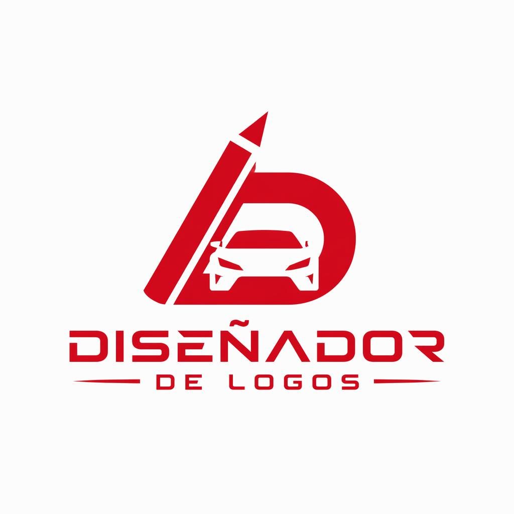Concepto de logo cuadrado con wordmark e ícono geométrico en rojo y blanco, centrado sobre fondo neutro.