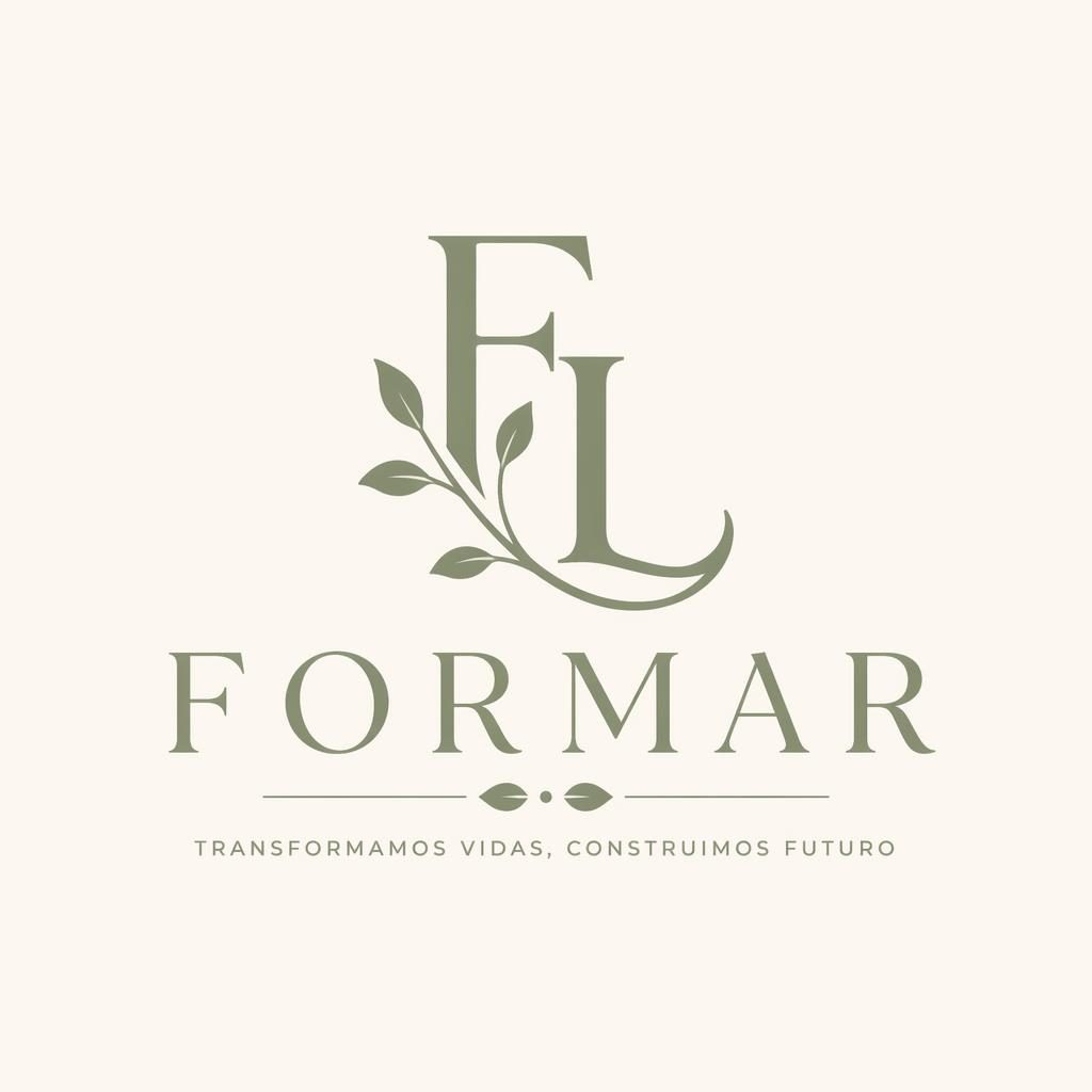 Concepto de logo cuadrado con wordmark serif elegante e icono, en tonos salvia y crema sobre fondo neutro.