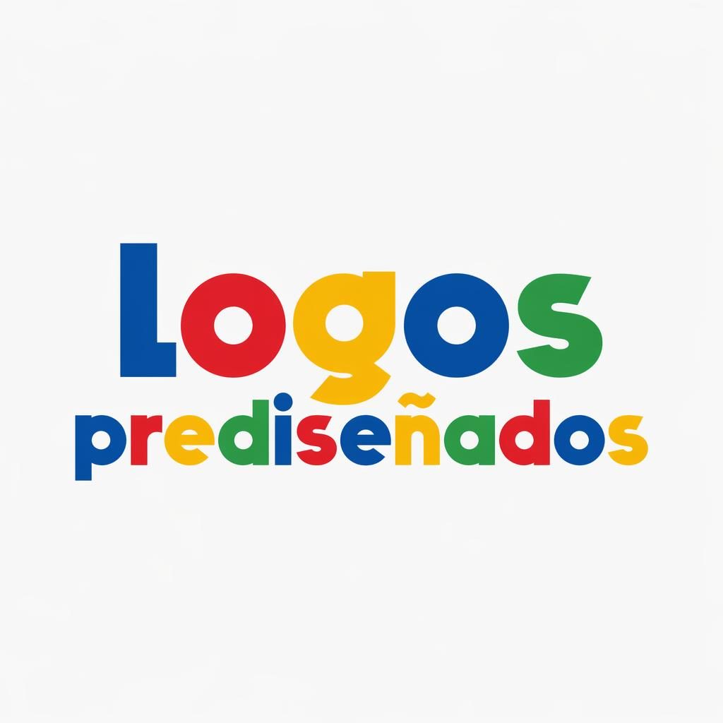 Logotipo tipográfico centrado con estilo industrial audaz y paleta primaria lúdica sobre fondo neutro