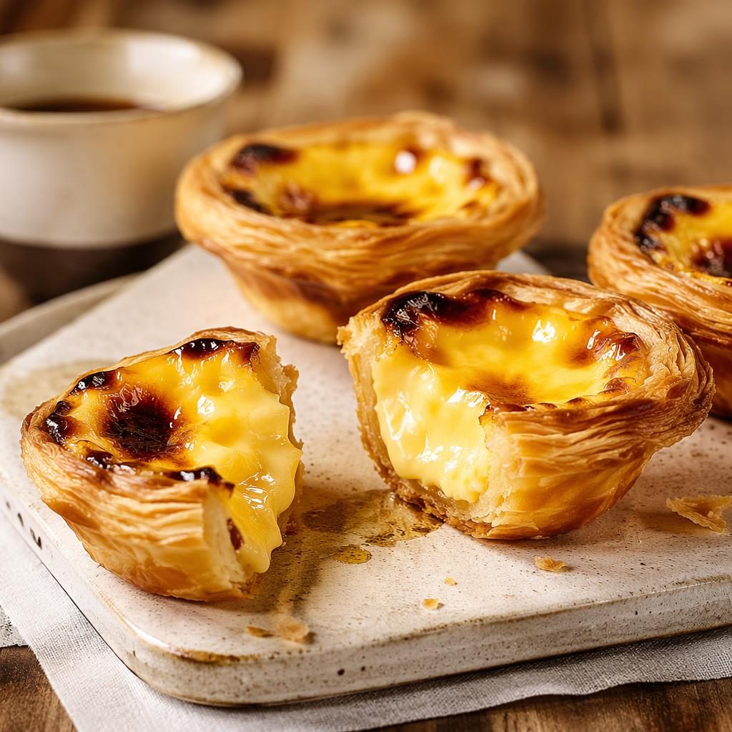 Close-up editorial photo of a bakery pastry on casual homey plating, warmly lit with sharp focus and soft blurred background.