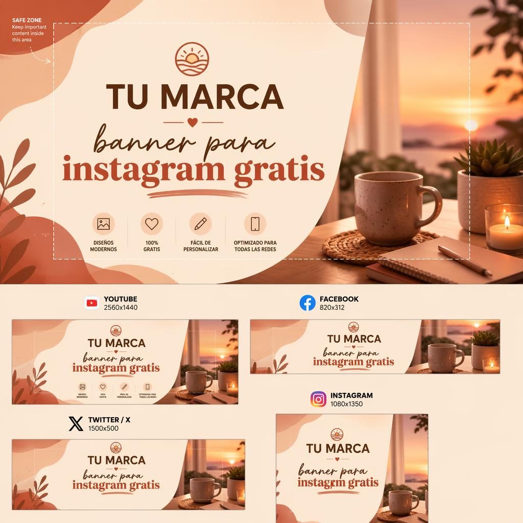 Portada horizontal 16:9 con diseño ilustrado cálido, tipografía de marca centrada y composición segura para recortes.